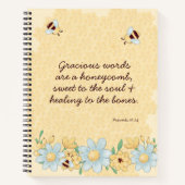 Inspiratione Bienenwabenwabe Christlich Notizblock (Vorderseite)