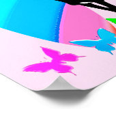 INSPIRATIONELLE QUOTE PERSONALISIERTE GYMNASTIK PO POSTER (Ecke)