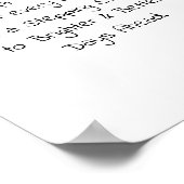 INSPIRATIONELLE STELLE POSTER (Ecke)