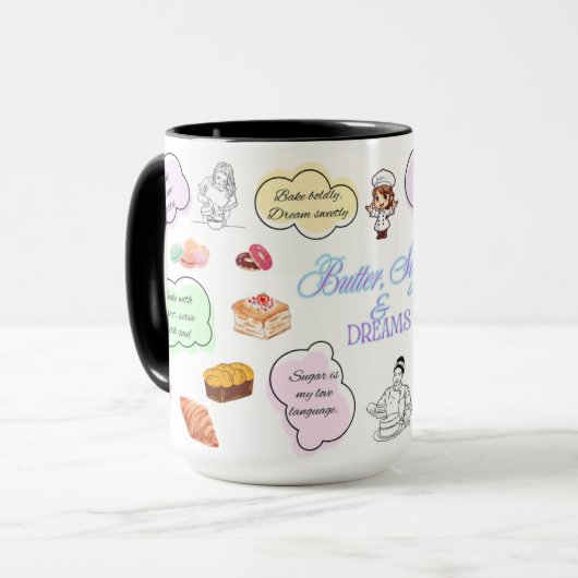 INSPIRATIONELLE TASSE FÜR PASTERKOCH/BAKER (Vorderseite Links)