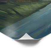 Inspirationelles Bibelquotationspopster - Psalmen Poster (Ecke)