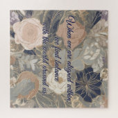 Inspirationelles botanisches Puzzle (Horizontal)