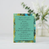 Inspirationelles, Christliches Bibelgrab Postkarte (Stehend Vorderseite)