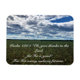 Inspirationelles "Give Danke"-Feld für Baumwolle Magnet