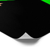 INSPIRATIONELLES GRÜNES PERSONALISIERT GYMNASTICS  POSTER (Ecke)