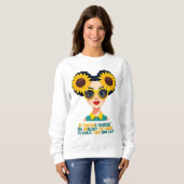 Inspirationelles Langschläfchen Sweatshirt (Vorne ganz)