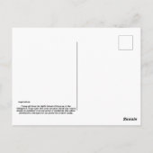 Inspirationen. Die junge philippinische Dame. Postkarte (Rückseite)