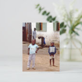 Inspirationen. Ja, du willst mir ein Foto machen? Postkarte (Stehend Vorderseite)