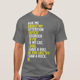 Inspirationes ADHS-Bewusstsein für die Stärkung de T-Shirt