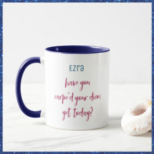 Inspirations- und Empowerment-Karpfen-Diem Tasse