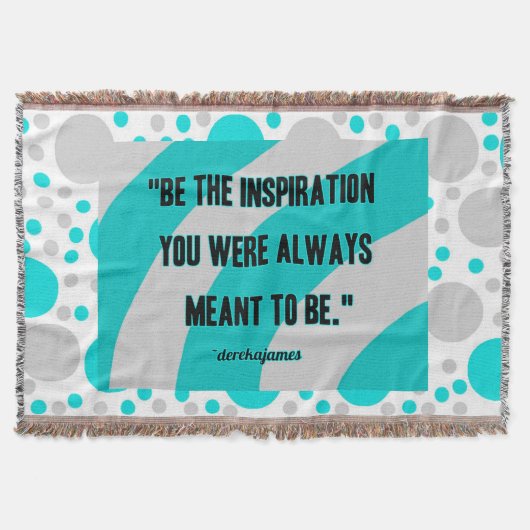 Inspirations-Wurfs-Decke Decke (Vorderseite)