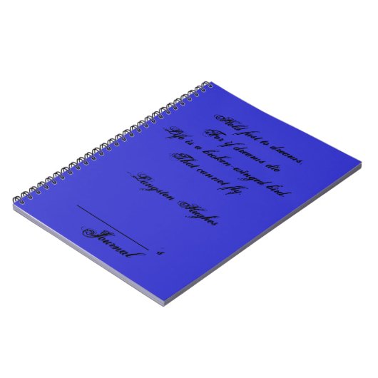 Inspirations-Zeitschrift Notizblock (Linke Seite)