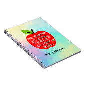 Inspirationsangebot | Apple Personalisiert Teacher Notizblock (Rechte Seite)