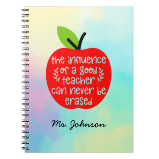 Inspirationsangebot | Apple Personalisiert Teacher Notizblock