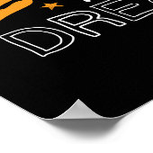 Inspirationsangebot Behalte für Ihre Träume kämpfe Poster (Ecke)