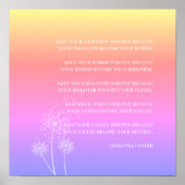 Inspirationsangebot | Gandhi Positives Denken Poster (Vorne)