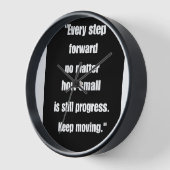 "Inspirationsangebot: Jeder Schritt nach vorn ist Uhr (Winkel)