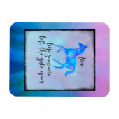 Inspirationsangebot mit einem Pferd, das frei läuf Magnet (Horizontal)