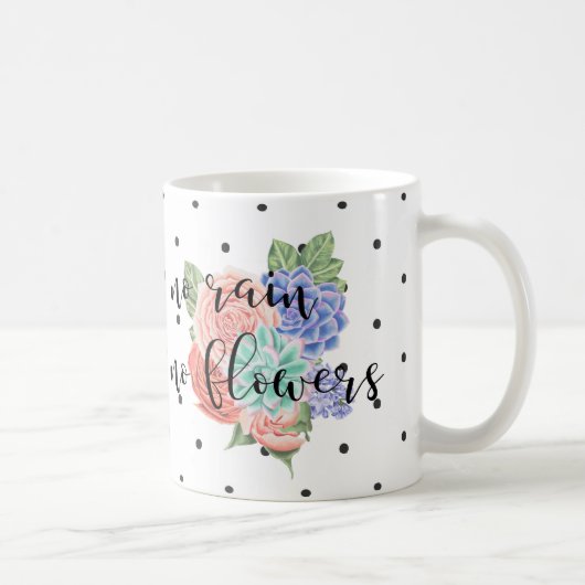 Inspirationsangebot | Moderne Typografie auf Blume Kaffeetasse (Rechts)