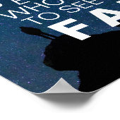 Inspirationsangebot | Motivierend Goals Stars Sky Poster (Ecke)