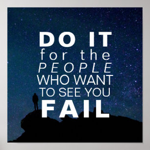 Inspirationsangebot   Motivierend Goals Stars Sky Poster