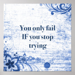 Inspirationsangebot | Motivierend nicht aufgeben Poster