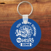 Inspirationsangebot | Sonnenblume Schlüsselanhänger (Vorderseite)