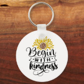 Inspirationsangebot | Sonnenblume Schlüsselanhänger (Vorderseite)