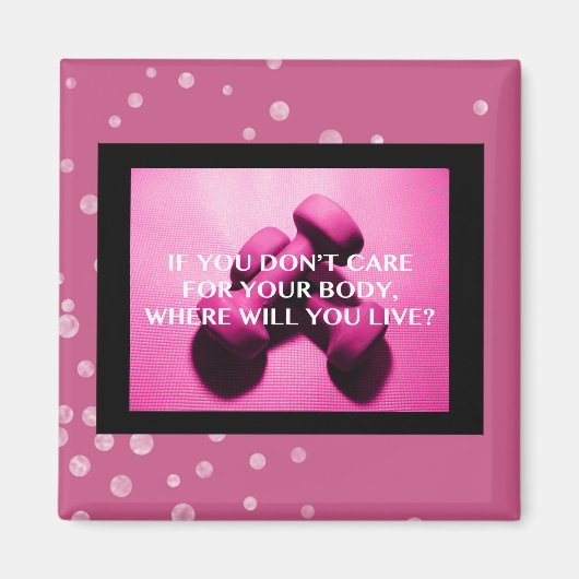 Inspirationsangebot | Workout Motivation für sie Magnet (Vorne)