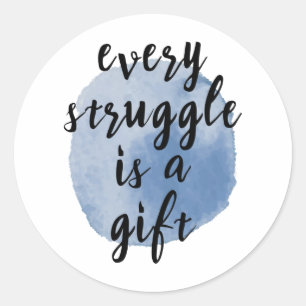 Inspirationsangebote für die Liebe Runder Aufkleber