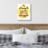 Inspirationsangebote für Selbstakzeptanz Leinwanddruck (Insitu (Schlafzimmer))