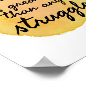 Inspirationsangebote für Selbstakzeptanz Poster (Ecke)