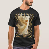 Inspirationsangels Zitat: Gold, Weiß, Schwarz T-Shirt (Vorderseite)