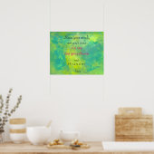 Inspirationsartikel von Rumi über Kindheit Poster (Küche)