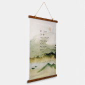 Inspirationsartikel zur Wasserfarbenlandschaft Wandteppich Mit Holzrahmen (Gewinkelt)