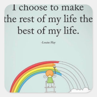 Inspirationsaufkleber für Ihr Auto, Noten überall Quadratischer Aufkleber