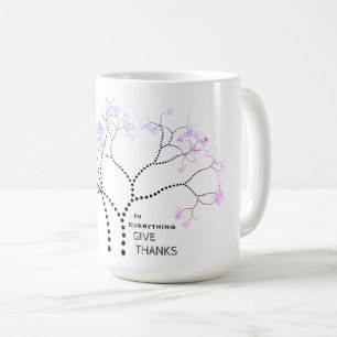 Inspirationsbaum "In allem geben Dank" Kaffeetasse