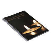 Inspirationsbeleuchtung - ein Candle Zitat Notizblock (Rechte Seite)