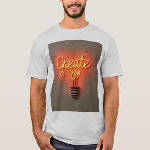 Inspirationsbeleuchtungsdesign T-Shirt