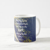 Inspirationsberuhigende Psalmen-Schrift Kaffeetasse (VorderseiteRechts)