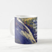 Inspirationsberuhigende Psalmen-Schrift Kaffeetasse (Vorderseite Links)