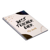 Inspirationsbester Lehrer je Celestie Notizblock (Rechte Seite)