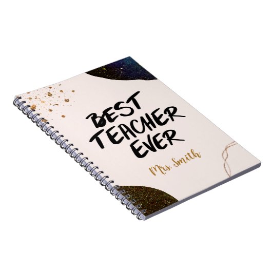 Inspirationsbester Lehrer je Celestie Notizblock (Rechte Seite)