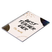 Inspirationsbester Lehrer je Celestie Notizblock (Linke Seite)