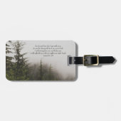 Inspirationsbibelsverse von Isaiah Luggage Tags Gepäckanhänger (Vorderseite horizontal)
