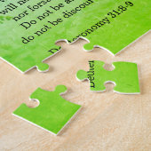 Inspirationsbibelverse aus der Deuteronomie 31:8-9 Puzzle (Seite)