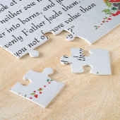 Inspirationsbibelverse von Matthew 6:25 Puzzle (Seite)