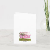 Inspirationsbiblische Zitate, Glaube Karte (Rückseite)