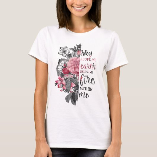 Inspirationsblume T-Shirt (Vorderseite)