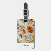 Inspirationsblüten: Personalisiert Gepäckanhänger (Vorderseite vertikal)